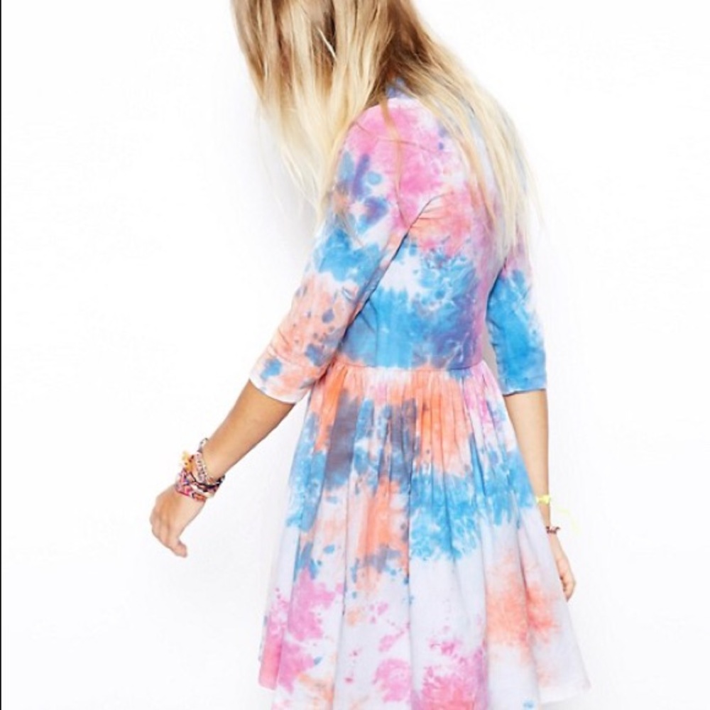ASOS Skater dress in tie dye
